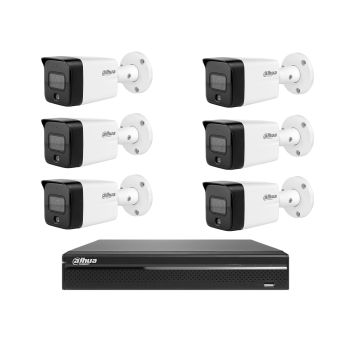 Комплект IP видеонаблюдения Dahua KIT-DH490