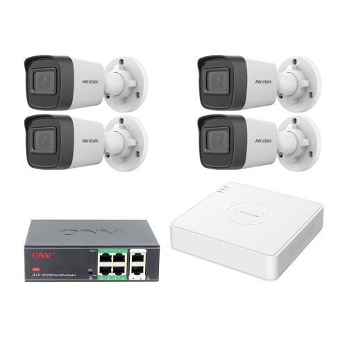 Комплекти відеоспостереження - Комплект IP відеоспостереження Hikvision KIT-DS113