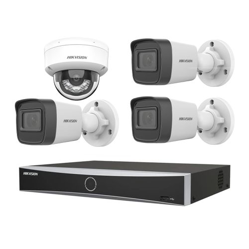 Комплекти IP відеоспостереження - Комплект IP відеоспостереження Hikvision KIT-DS137