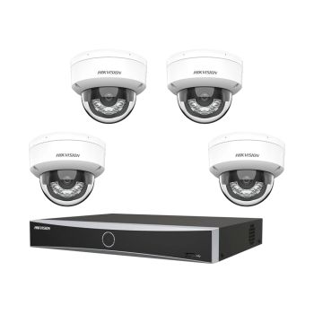 Комплекти IP відеоспостереження на 4 камери - Комплект IP відеоспостереження Hikvision KIT-DS148