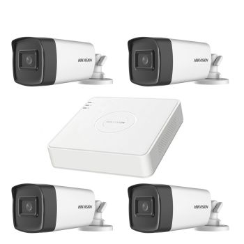 Комплекты видеонаблюдения на 4 камеры - Комплект TurboHD видеонаблюдения Hikvision KIT-DS182