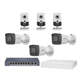 Комплект IP видеонаблюдения Hikvision KIT-DS356