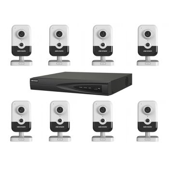 Комплекти відеоспостереження Hikvision - Комплект IP відеоспостереження Hikvision KIT-DS198