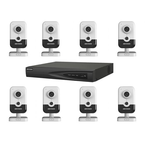 Комплекти відеоспостереження Hikvision - Комплект IP відеоспостереження Hikvision KIT-DS198