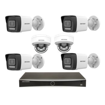 Комплекты видеонаблюдения на 6 камер - Комплект IP видеонаблюдения Hikvision KIT-DS201