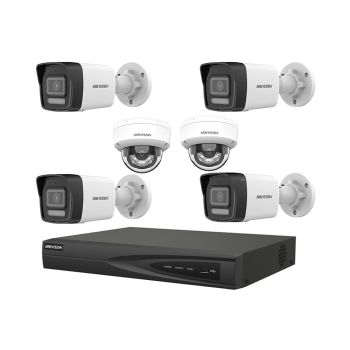 Комплекти відеоспостереження на 6 камер - Комплект IP відеоспостереження Hikvision KIT-DS201