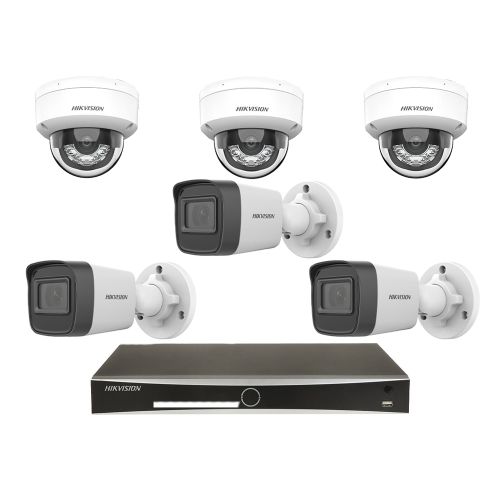 Комплекти відеоспостереження Hikvision - Комплект IP відеоспостереження Hikvision KIT-DS202