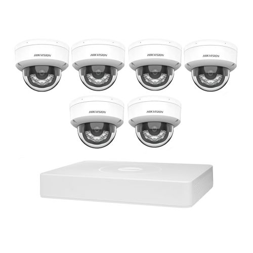 Комплекти відеоспостереження на 6 камер - Комплект IP відеоспостереження Hikvision KIT-DS204