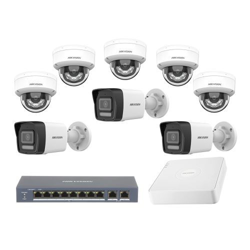 Комплекти відеоспостереження Hikvision - Комплект IP відеоспостереження Hikvision KIT-DS207