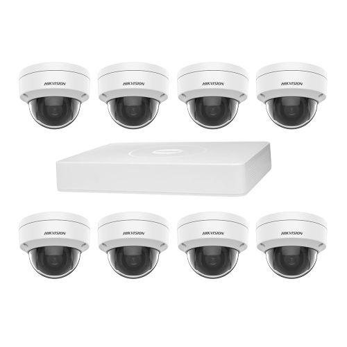 Комплекти відеоспостереження на 8 камер - Комплект IP відеоспостереження Hikvision KIT-DS209