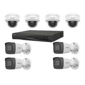 Комплекти IP відеоспостереження на 8 камер - Комплект IP відеоспостереження Hikvision KIT-DS210