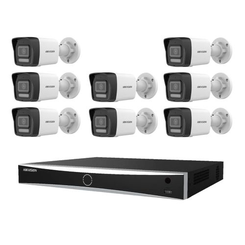 Комплекты видеонаблюдения на 8 камер - Комплект IP видеонаблюдения Hikvision KIT-DS210