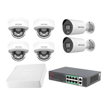 Комплекти відеоспостереження Hikvision - Комплект IP відеоспостереження Hikvision KIT-DS212