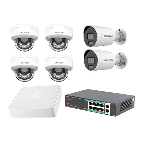 Комплекти відеоспостереження Hikvision - Комплект IP відеоспостереження Hikvision KIT-DS212