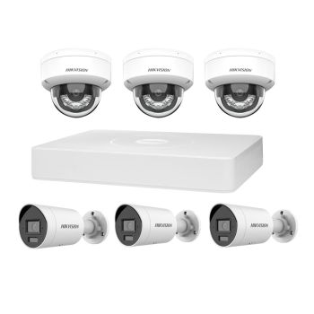 Комплект IP видеонаблюдения Hikvision KIT-DS214