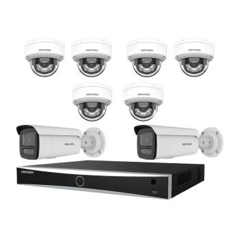 Комплекты ip видеонаблюдения на 8 камер - Комплект IP видеонаблюдения Hikvision KIT-DS217