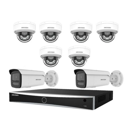 Комплекты видеонаблюдения на 8 камер - Комплект IP видеонаблюдения Hikvision KIT-DS217