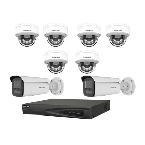 Комплекти відеоспостереження: 4 мп - Комплект IP відеоспостереження Hikvision KIT-DS217