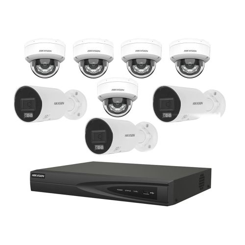 Комплекты ip видеонаблюдения на 8 камер - Комплект IP видеонаблюдения Hikvision KIT-DS219