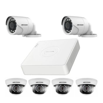 Комплекты видеонаблюдения Hikvision 6 камер - Комплект TurboHD видеонаблюдения Hikvision KIT-DS226