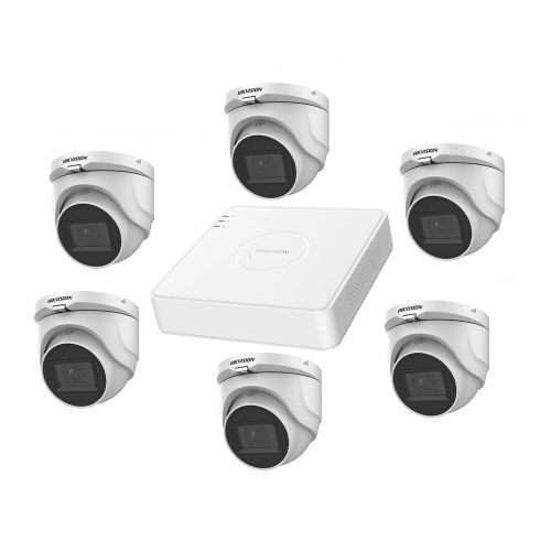 Комплекты видеонаблюдения на 6 камер - Комплект TurboHD видеонаблюдения Hikvision KIT-DS240