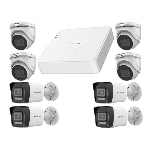 Комплекты видеонаблюдения на 8 камер - Комплект TurboHD видеонаблюдения Hikvision KIT-DS242