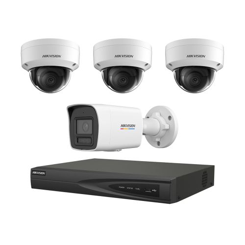 Комплекты видеонаблюдения на 4 камеры Нikvision - Комплект IP видеонаблюдения Hikvision KIT-DS276