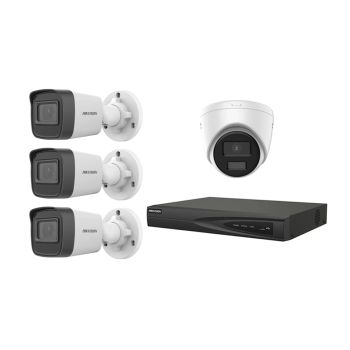 Комплекты видеонаблюдения на 4 камеры Нikvision - Комплект IP видеонаблюдения Hikvision KIT-DS289