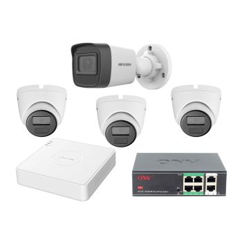Комплект IP видеонаблюдения Hikvision KIT-DS287