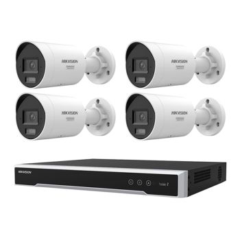 Комплекты видеонаблюдения Hikvision - Комплект IP видеонаблюдения Hikvision KIT-DS318