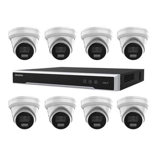 Комплекты видеонаблюдения Hikvision на 8 камер - Комплект IP видеонаблюдения Hikvision KIT-DS319