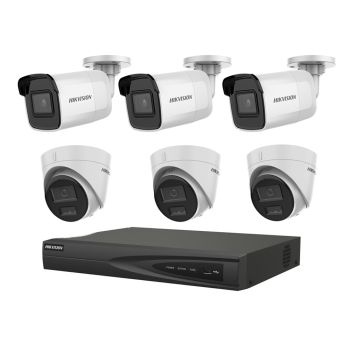 Комплект IP видеонаблюдения Hikvision KIT-DS369