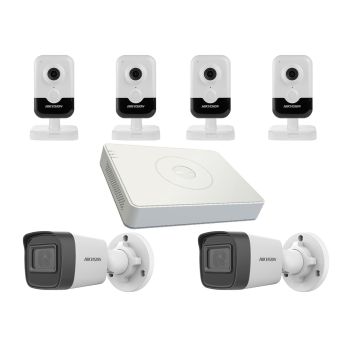 Комплект IP видеонаблюдения Hikvision KIT-DS372