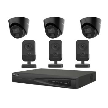 Комплект IP видеонаблюдения Hikvision KIT-DS374