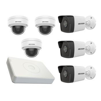 Комплект IP видеонаблюдения Hikvision KIT-DS376