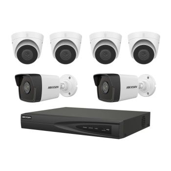 Комплект IP видеонаблюдения Hikvision KIT-DS381