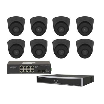 Комплекты ip видеонаблюдения на 8 камер - Комплект IP видеонаблюдения Hikvision KIT-DS386