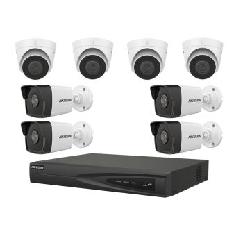 Комплект IP видеонаблюдения Hikvision KIT-DS387