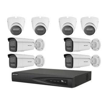Комплекти IP відеоспостереження - Комплект IP відеоспостереження Hikvision KIT-DS388