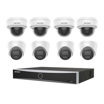 Комплекти IP відеоспостереження - Комплект IP відеоспостереження Hikvision KIT-DS390