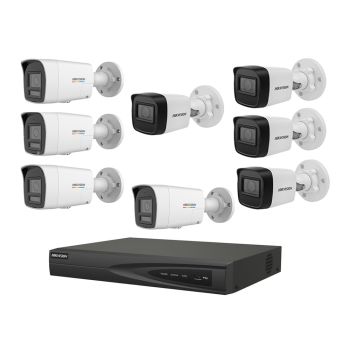 Комплекты ip видеонаблюдения на 8 камер - Комплект IP видеонаблюдения Hikvision KIT-DS393