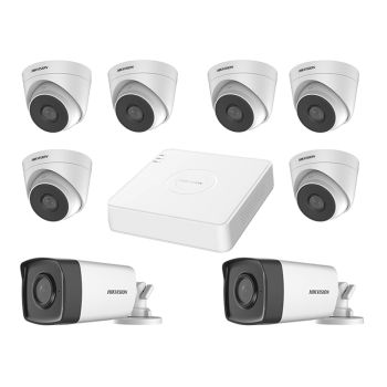 Комплекти відеоспостереження - Комплект TurboHD відеоспостереження Hikvision KIT-DS477