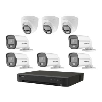 Комплекти відеоспостереження - Комплект TurboHD відеоспостереження Hikvision KIT-DS483