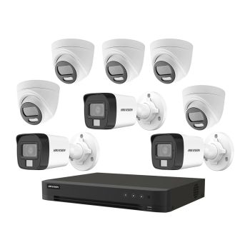 Комплекти відеоспостереження - Комплект TurboHD відеоспостереження Hikvision KIT-DS484