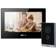 Комплект домофона Dahua DHI-VTH5341G-W + вызывная панель DHI-VTO2211G-WP-S2