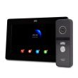 Комплект Wi-Fi видеодомофона 7" ATIS AD-770FHD/T-Black с поддержкой Tuya Smart + AT-400FHD Black