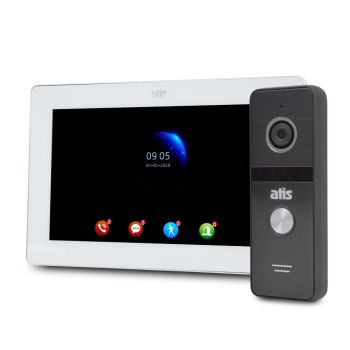 Комплект видеодомофона ATIS AD-770FHD/T-White + AT-400FHD Black