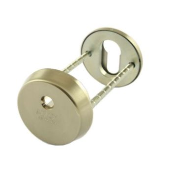 Захисна дверна броненакладка ABLOY CH101 12,5 мм. нікель матовий.