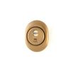 Захисна дверна броненакладка MUL-T-LOCK ESETY А615 OVAL латунь PVD