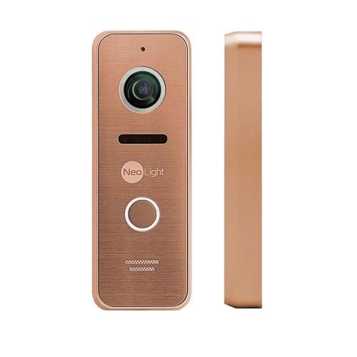 Вызывные панели NeoLight - Вызывная видеопанель домофона NeoLight PRIME FHD Bronze